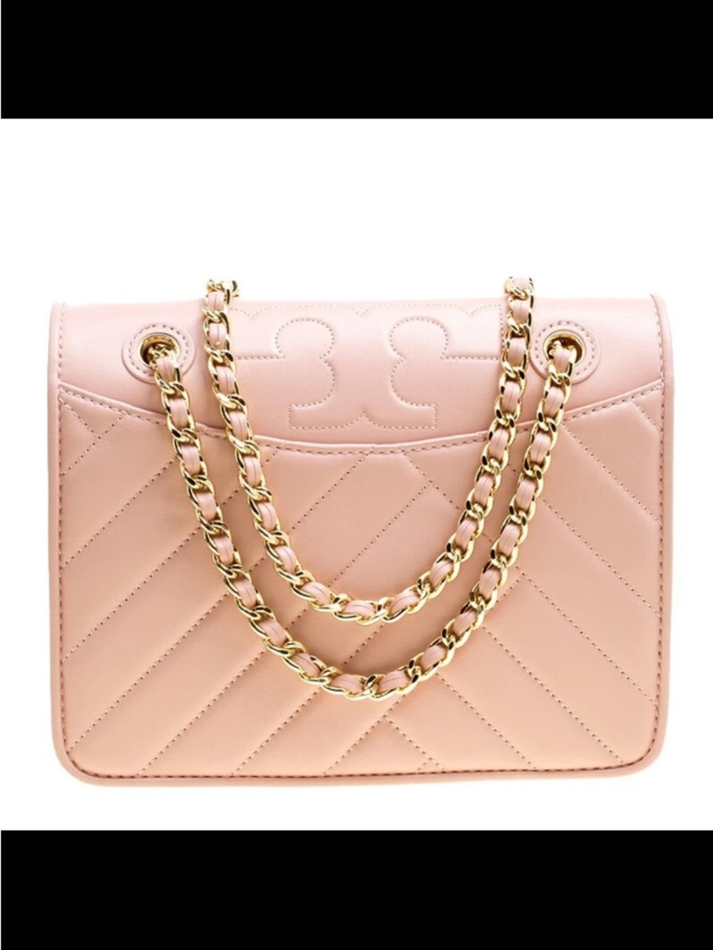 Tory Burch Alexa Convertible Quilted Purse with Chain Strap